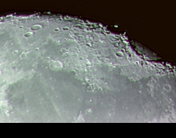 A other view of the same regions with the terminator reaching to the western wall of Mare Crisium (Perl 60mm refractor and a Perl Echorius 1.3 Webcam; home observatory)