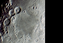 A neatly better view of Theophilus, Cyrillus, and Catharina craters (Perl 60mm refractor and a Perl Echorius 1.3 Webcam; picture stacked with RegiStax and processed into a image editor; home observatory)