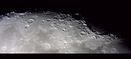 Two days after Full Moon, the terminator is reaching to the western rim of Mare Crisium! (Perl 60mm refractor and a Perl Echorius 1.3 Webcam; picture stacked with RegiStax and edited with a image editor; home observatory)