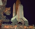 The Space Shuttle at launch pad 39B