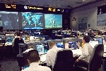 A view of the Flight Control Room of the Mission Control Center (MCC), which is located in Houston, Texas