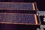 The solar arrays attached to the new truss P3/P4 were deployed on Flight Day 6