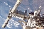 Second spacewalk -on Flight Day 5- about the P3/P4 Truss