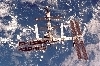 thumbnail to a view of new setup of the ISS as Shuttle Discovery has undocked from the outpost