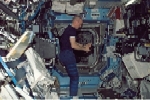 Working in the Destiny laboratory of the ISS, Flight Day 6