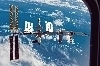 thumbnail to a view of the ISS as seen from the Space Shuttle leaving there (Flight Day 15), after an undocking on March 24, 2008 / vignette-lien vers une vue de l'ISS vue par la navette qui en part le 24 mars 2008 (jour de vol n15)