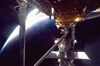 thumbnail to a view of another view of the 4th spacewalk during which the astronauts repaired the workhorse Hubble's Space Telescope Imaging Spectrograph / vignette-lien vers une vue d'une autre vue de la 4me sortie dans l'espace, au cours de laquelle les astronautes ont rpar le spectrographe principal du Hubble, le Space Telescope Imaging Spectrograph
