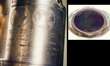 thumbnail to a view of of the plaque lying on one of Apollo 11 Eagle LM's legs, reading 'Here men from the planet Earth  first set foot upon the moon. July 1969 A.D. We came in peace for all mankind',' and a silicon disc bearing messages from world leaders