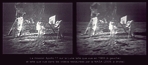 comparaison entre la qualit d'image des images transmises en 1969 et les vidos restaures de la mission Apollo 11