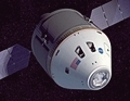 the Orion capsule with the service module