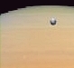 thumbnail to Editor's choice fine picture: Dione Against Saturn's Globe