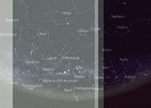 thumbnail to spring southern horizon (the southern embedded constellations in the Milky Way)