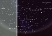thumbnail to the summer triangle and the southern horizon in summer