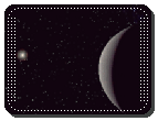 simulated view of an exoplanet in its environment, with its mother-star