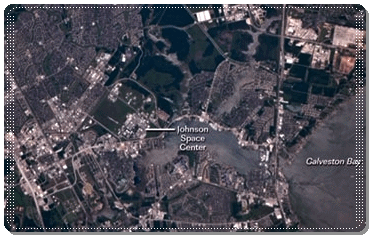 The Johnson Space Center as seen from space