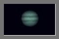 Jupiter est un objet facilement accessible aux astronomes amateurs. Il est imag ici via une webcam astro dans une lunette de 60mm
