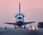 the Shuttle landed