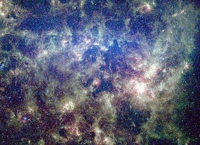 Editor's choice fine picture: Stars' lifes in the Large Magellanic Cloud (LMC) / Image choisie: Cycles d'toiles dans le Grand Nuage de Magellan