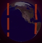 vue des rgions o l'clipse de Lune totale du 21 dcembre 2010 est vue dans son intgralit