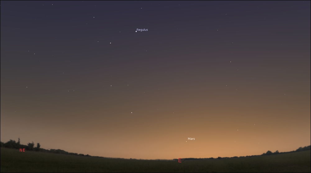 Mars reappearing like a morning star, the northern hemisphere excepted!