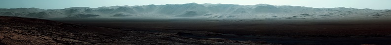 vignette-line vers une vue d'une image panoramique de l'intrieur du cratre Gale depuis un point de vue lev