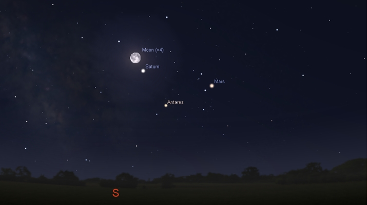 Check how Mars will appear in the sky of the northern hemisphere by the night of the opposition, on May 22nd, 2016!