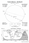 vignette-lien vers une carte du transit de Mercure du 9 mai 2016 -avec une carte de la visibilité de l'vnement