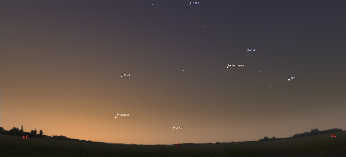 Mercury, a fine morning star in the northern hemisphere!