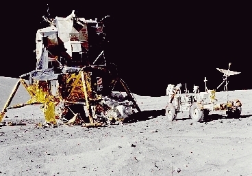 Editor's Choice Fine Picture: The Apollo 16 mission in the highlands of the Descartes region / Apollo 16 dans les hautes terres de la rgion de Descartes