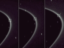 A view of three positions of the new moonlet discovered in the G-ring