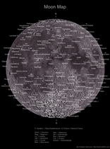 thumbnail to our Moon observational map for your first steps in the observation of the Moon, like with binoculars or a small telescope