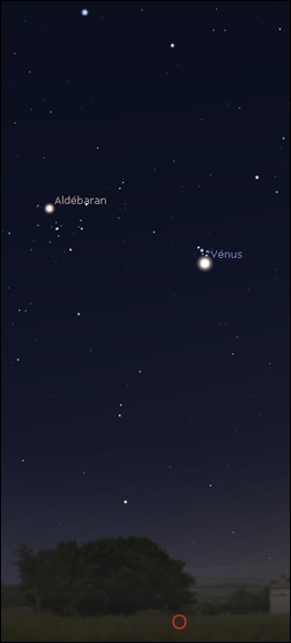 Venus closing in twilight to be full dead among the Pleiades. Rare sight!
