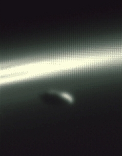 Editor's choice fine picture: Prometheus and the F ring at Saturn