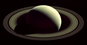thumbnail to Saturn seen by Cassini once working at Saturn