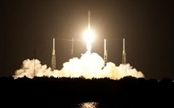 la mission CRS-1 de la compagnie SpaceX CRS-1 s'lance du Kennedy Space Center le 7 octobre 2012