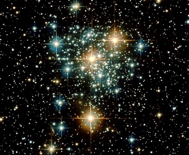 A Open Cluster of Stars / Un amas ouvert