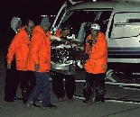 the rescue team bringing back Stardust sample return capsule at the Utah Test & Training Range, Sunday, Jan. 15, 2006