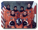 les six astronautes de la mission STS-72 de la navette spatiale