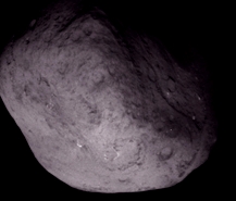 vue gnrale de la comte Tempel 1 telle que vue par la mission Stardust-NExT le 14 fvrier 2011