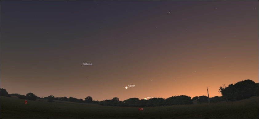 Jupiter and Saturn evening stars!