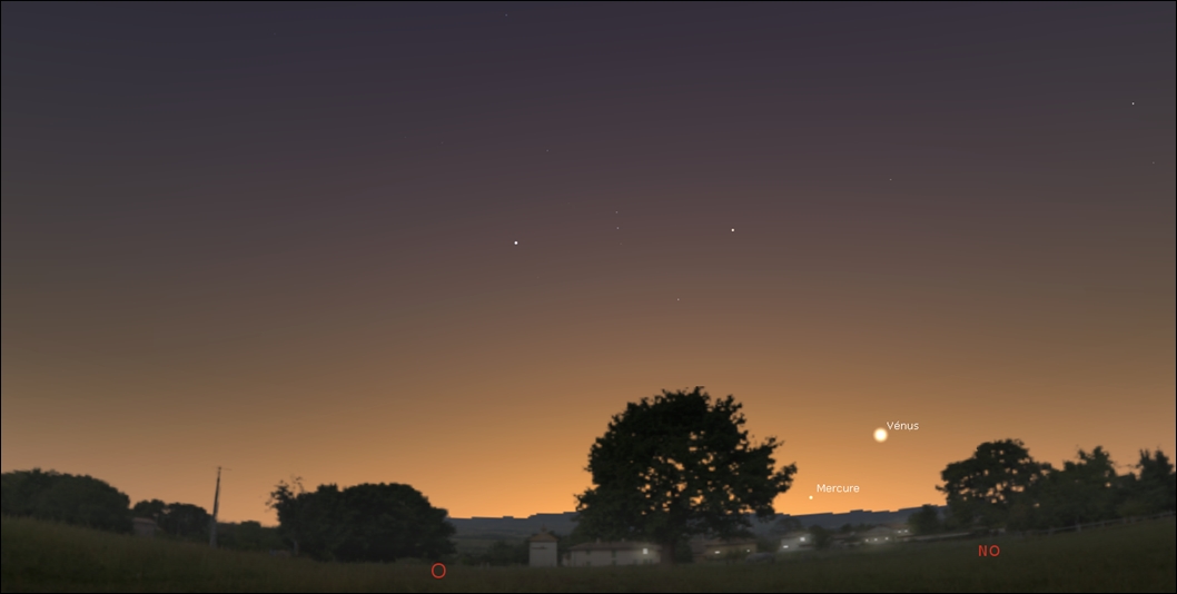 Venus low like a evening star in the southern hemisphere!
