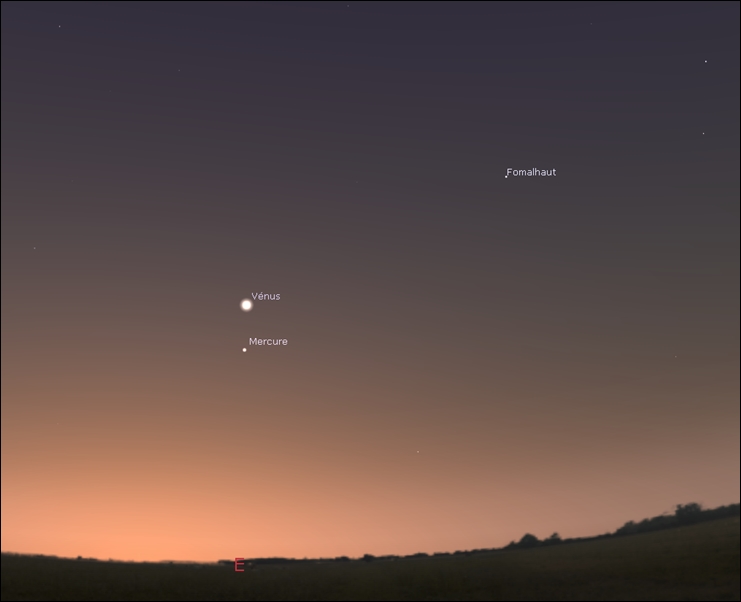 Venus and Mercury a fine show like morning stars in the southern hemisphere!