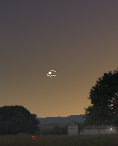 Venus passing to Regulus, a fine visual and photographic occurrence!